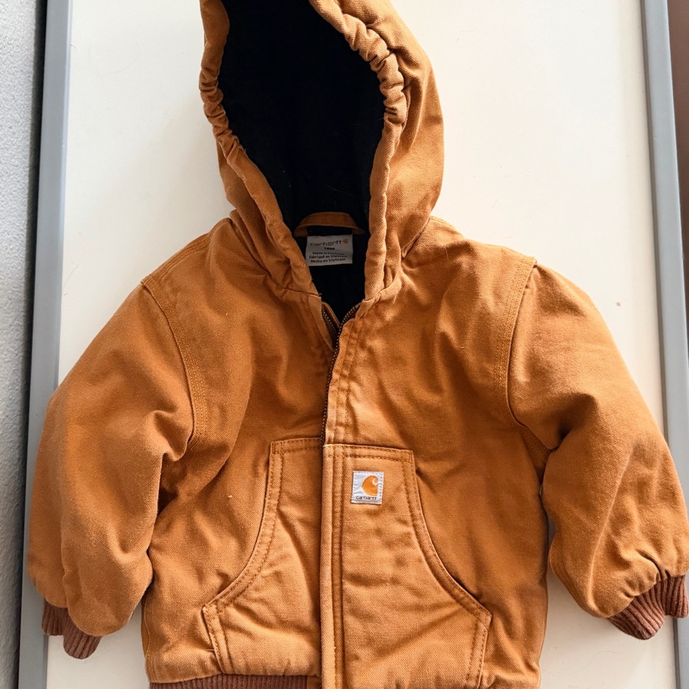 Carhartt Tan Hooded Jacket